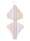 Missoni Zigzag Halterneck Swimsuit
