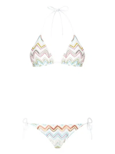 Missoni Zig-zag Two-piece Swimsuit In Multi