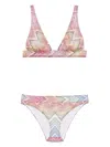 Missoni Zigzag-woven Bikini In Smulticolor