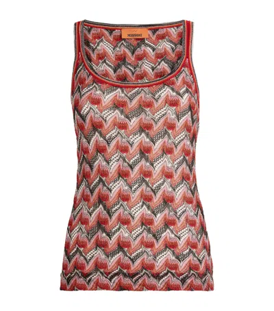 MISSONI SWIRL ZIGZAG TANK TOP