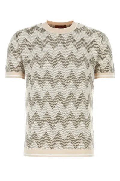 Missoni T-shirt-46 Nd  Male In Neutral
