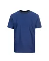 Missoni Blue T-shirt In Tone-on-tone Zig Zag Cotton Jersey