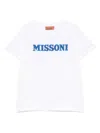 Missoni T-shirt Mit Logo-stickerei In White