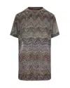 Missoni Caperdoni Short Sleeve T-shirt With Sequin In Multi
