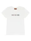 Shop Missoni T-shirt Con Strass In White
