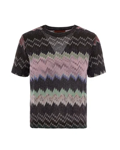 Missoni Short Sleeve T-shirt In Multi
