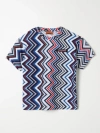 MISSONI T-SHIRT MISSONI KIDS KIDS COLOR MULTICOLOR,F34105005