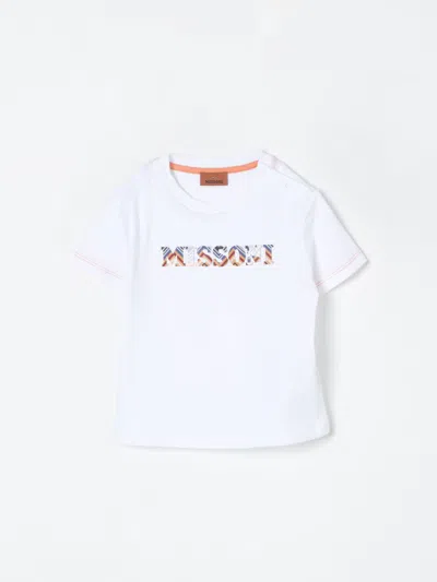 Missoni Babies' T-shirt  Kids Color White 1 In Weiss 1