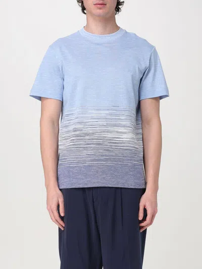 MISSONI T-SHIRT MISSONI MEN COLOR BLUE,G54218009