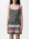 Missoni Deep Neckline Sequined Tank Top In Green