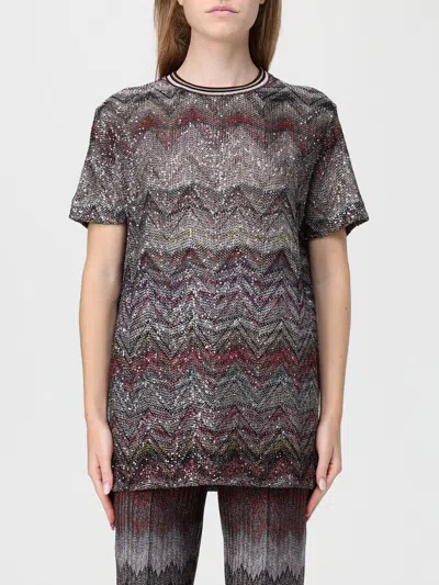 Missoni T-shirt  Woman Color Multicolor In Gray