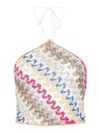 Missoni Zigzag-pattern Tank Top In Multicolour