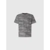 Missoni T-shirt With Flame And Zigzag Pattern In Gray