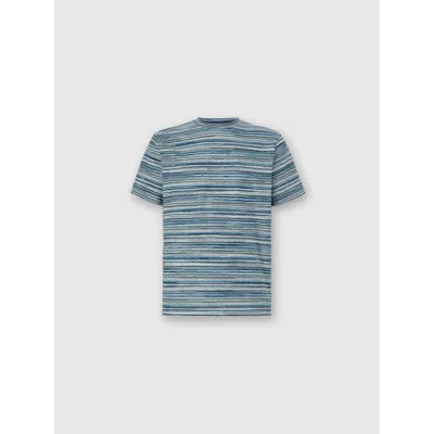 MISSONI MISSONI T-SHIRT WITH FLAME AND ZIGZAG PATTERN