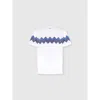 Missoni T-shirt With Maxi Chevron Insert In White