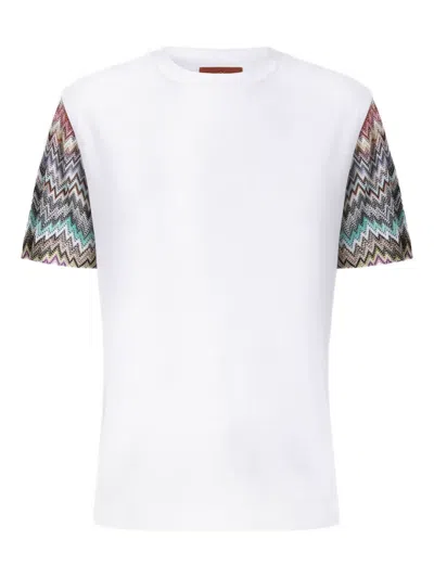 MISSONI T-SHIRT WITH ZIGZAG PATTERN