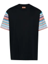 MISSONI T-SHIRT WITH ZIGZAG SLEEVES