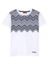 Missoni Chevron-print T-shirt In White