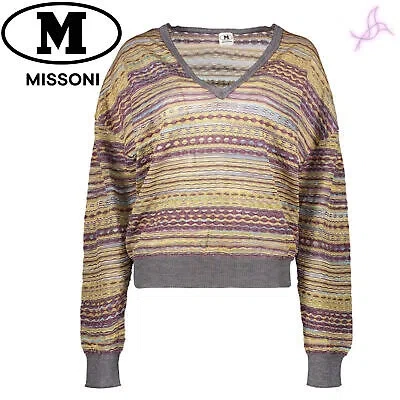 Pre-owned Missoni T-shirts  Ds22sn2ibk030a Woman Yellow 139810 Clothing Original - Outlet