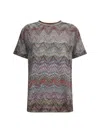 Missoni Caperdoni Short Sleeve T-shirt With Sequin In Multi