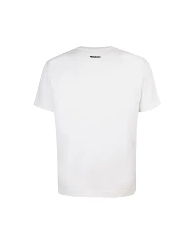 Missoni Logo-print Cotton T-shirt In White