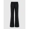 Missoni Tailored Check And Wave Pattern Trousers In Blue