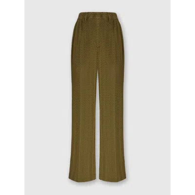 MISSONI MISSONI TAILORED PANTS WITH ZIGZAG PATTERN