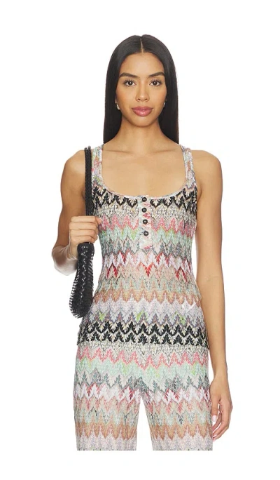 Missoni Tank Top In Multi