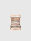 Missoni Wave Pattern Top Tops Multicolor In Multicoloured