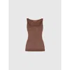 Missoni Textured Sleeveless Tank Top In Brown