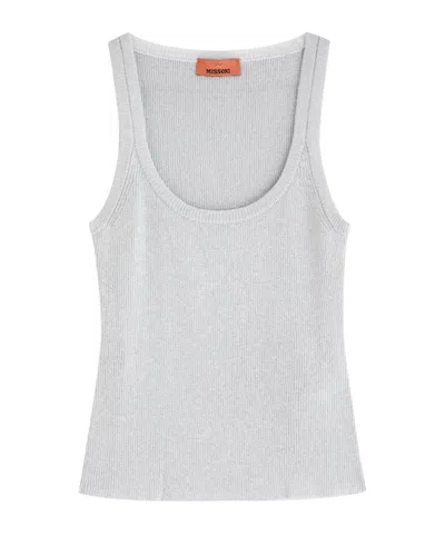 Missoni Tank Top In White