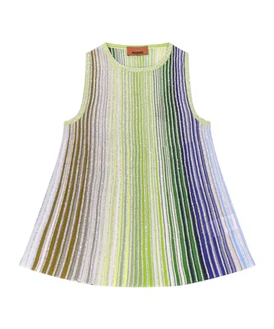 Missoni Tank Top With Sequins In Multi