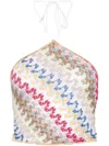 Missoni Zigzag-pattern Tank Top In Weiss