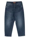 Missoni Tapered-leg Cotton-blend Jeans In Blue