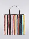Missoni 40x40 Cm Chandler Bag In Velour Cotton And Viscose With Lurex