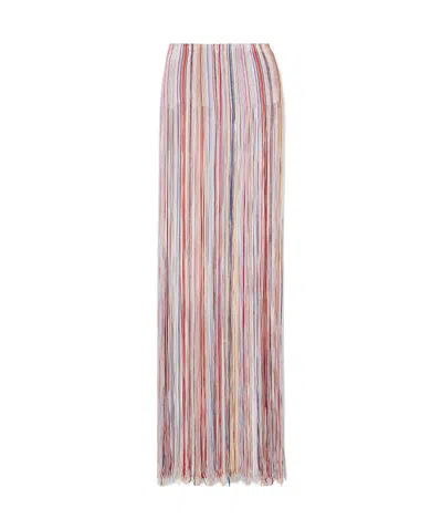 Missoni Tassel Stripe Dress In Multi