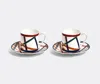 Missoni Nastri Coffee Cup And Saucer (set Of Two) In Multicolor