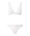 Missoni Textured Bikini Set In White