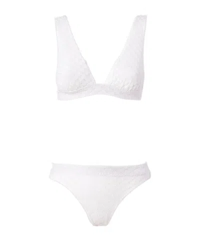 MISSONI MISSONI TEXTURED TRIANGLE BIKINI