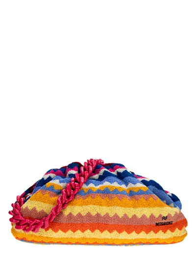Missoni Textured Cotton Clutch Bag