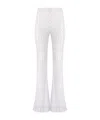 Missoni Zigzag-patterned Flared Trousers In White