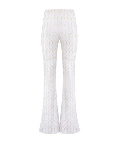 MISSONI MISSONI TEXTURED KNITTED TROUSERS