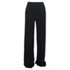 Missoni Textured Trousers In Black Wool In Black