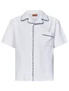 Missoni Bowlingshirt Aus Zick-zack-baumwollfrottee Mit Kontrastierenden Profilen