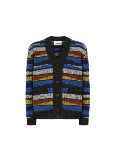 MISSONI MISSONI THE PURE WOOL CARDIGAN WITH INTARSIA