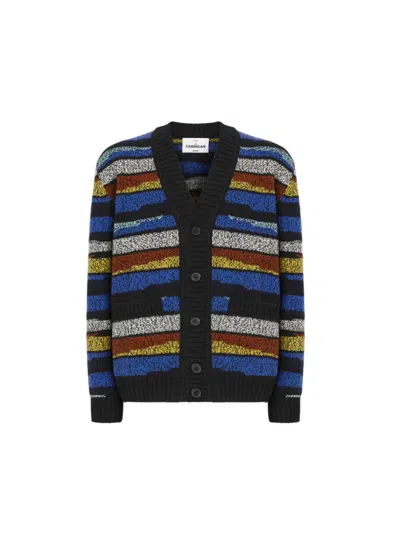 MISSONI THE PURE WOOL CARDIGAN WITH INTARSIA