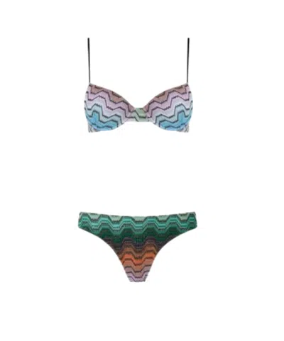 Missoni Thin-strapped Bikini In Multi