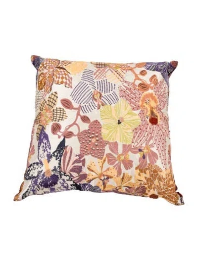 Pre-owned Missoni Throw Pillow In Neutrals