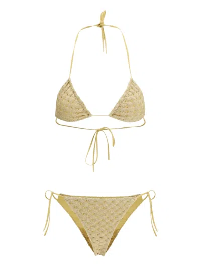 Missoni Tie Bikini In Neutral