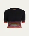 Missoni Tie-dye Cashmere Sweater In S91nj-black Base Wit